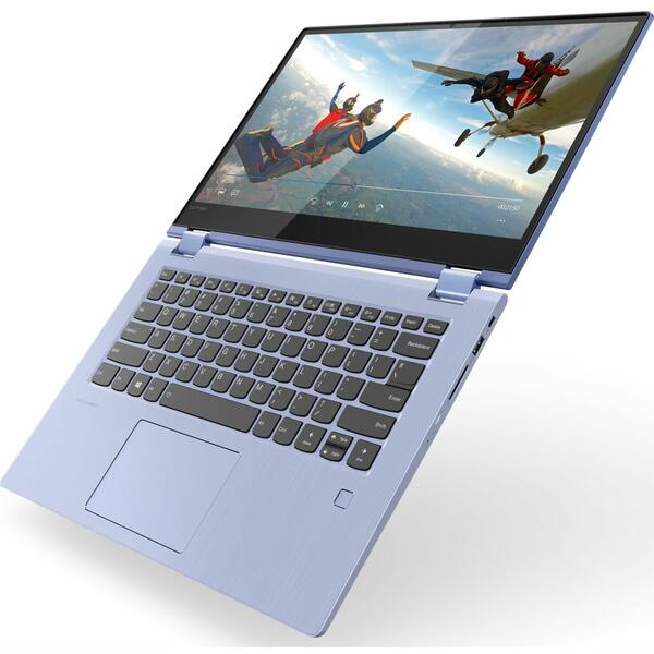 Laptop Lenovo Yoga 530 IKB, Intel Core i5-8250U, 8 GB, 256 GB SSD, Microsoft Windows 10 Home, Albastru