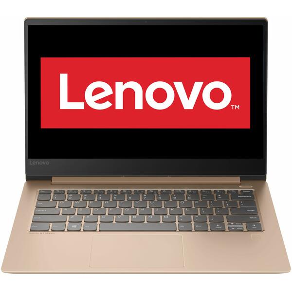 Laptop Lenovo IdeaPad 530S IKB, Intel Core i5-8250U, 8 GB, 256 GB SSD, Free DOS, Auriu