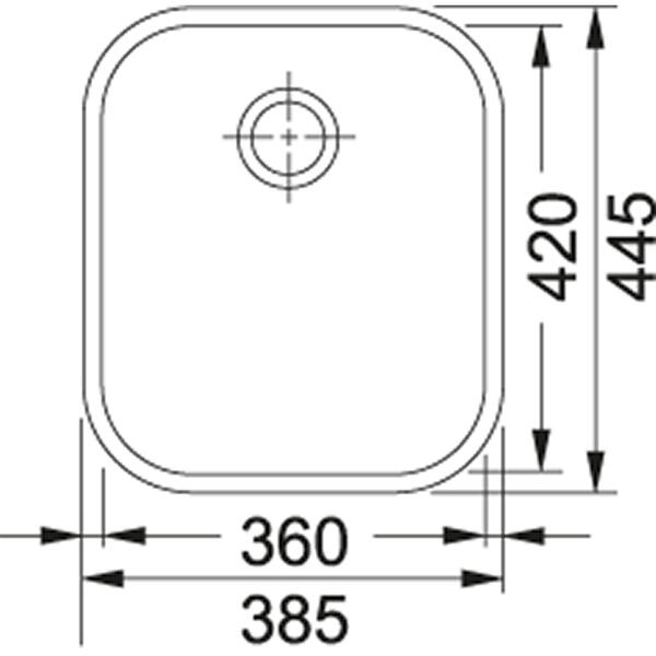 Chiuveta Franke ZOX 110-36, Adancime cuva 200 mm, Inox