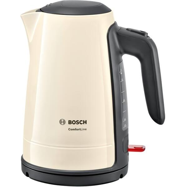 Fierbator Bosch TWK6A017, 2400 W, 1,7 l, Crem