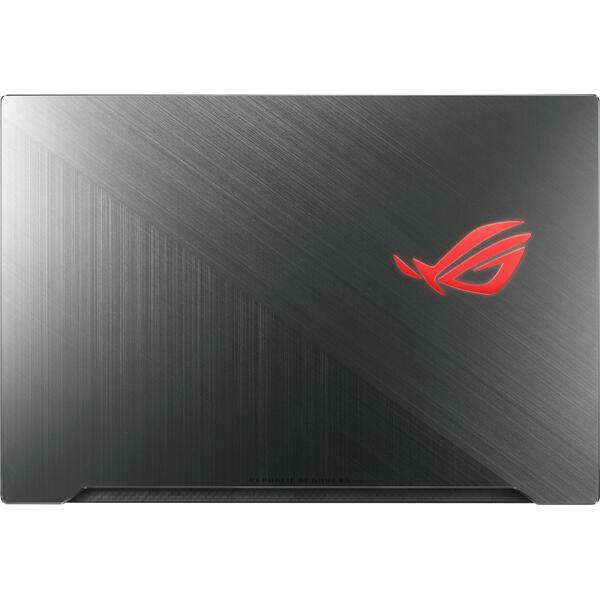 Laptop Asus ROG GL704GV, Intel Core i7-8750H, 16 GB, 1 TB + 256 GB SSD, Free DOS, Negru