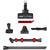 Aspirator Hoover HF18RXL 011, Autonomie 25 minute, 0.7 l, Negru / Rosu