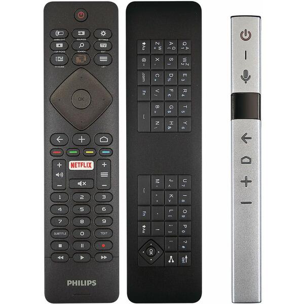 Televizor Philips 65OLED873/12, Smart TV, 164 cm, 4K UHD, Argintiu
