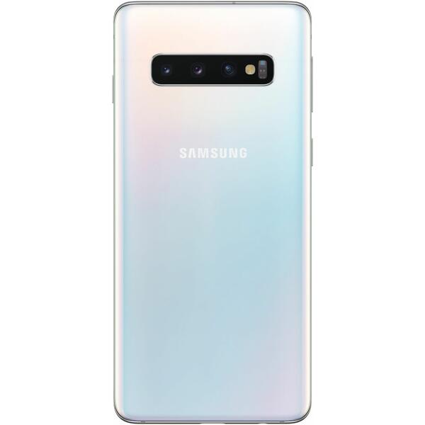 Telefon mobil Samsung Galaxy S10, Dual SIM, 128GB, 8GB RAM, 4G, Prism White