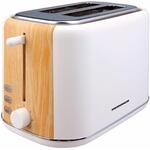 Toaster Heinner HTP-WH800BB, 800 W, 2 felii, Alb