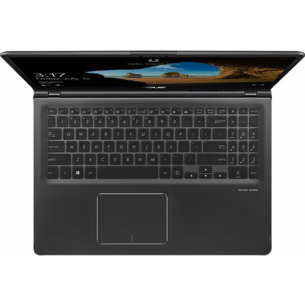 Laptop Asus ZenBook Flip UX561UD, FHD Touch, Intel Core i7-8550U, 16 GB, 512 GB SSD, Microsoft Windows 10 Pro, Gri