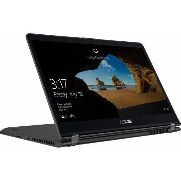 Laptop Asus ZenBook Flip UX561UD, FHD Touch, Intel Core i7-8550U, 16 GB, 512 GB SSD, Microsoft Windows 10 Pro, Gri