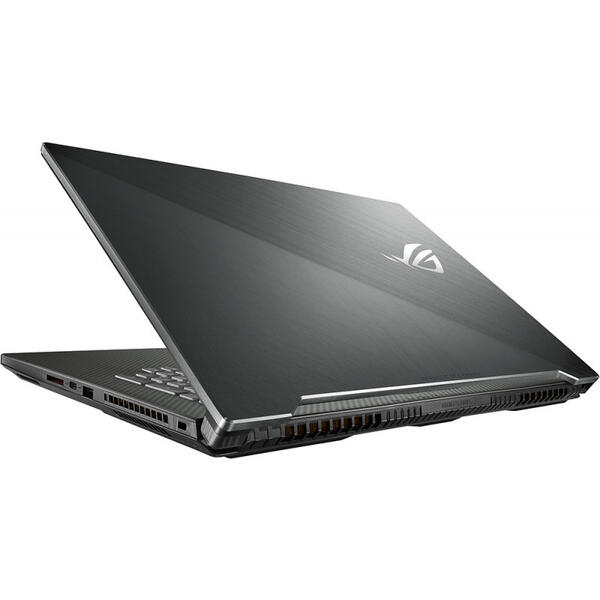 Laptop Asus ROG GL704GV, FHD 144Hz, Intel Core i7-8750H, 32 GB, 1 TB + 512 GB SSD, Negru / Gri