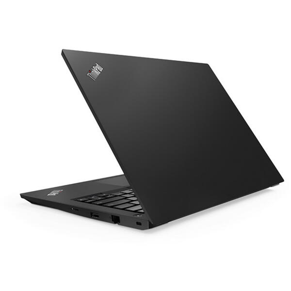 Laptop Lenovo ThinkPad E480, FHD, Intel Core i7-8550U, 8 GB, 256 GB SSD, Microsoft Windows 10 Pro, Negru