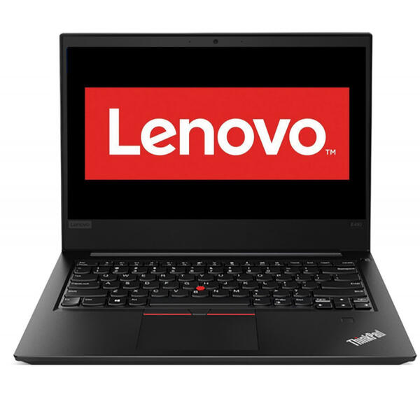 Laptop Lenovo ThinkPad E480, FHD, Intel Core i7-8550U, 8 GB, 256 GB SSD, Microsoft Windows 10 Pro, Negru