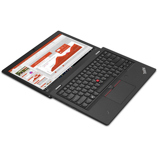 Laptop Lenovo ThinkPad L380, FHD IPS, Intel Core i7-8550U, 8 GB, 512 GB SSD, Microsoft Windows 10 Pro, Negru