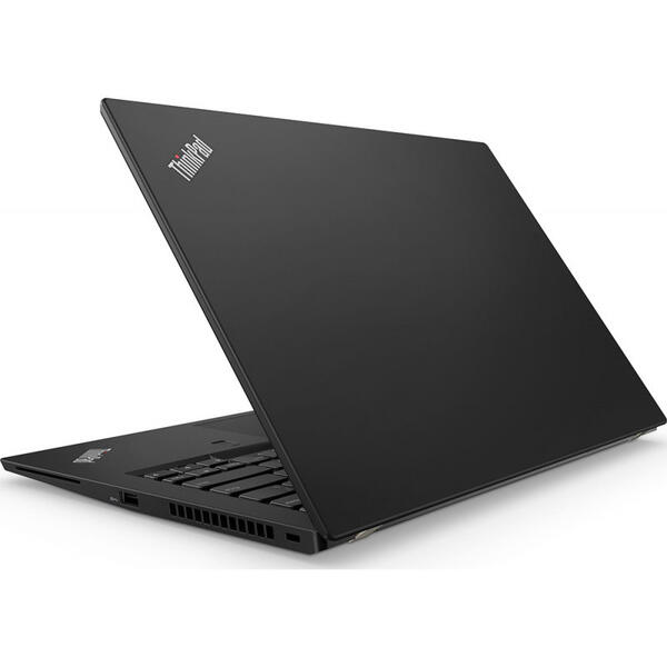 Laptop Lenovo ThinkPad T480s, FHD IPS, Intel Core i5-8250U, 8 GB, 512 GB SSD, Microsoft Windows 10 Pro, Negru