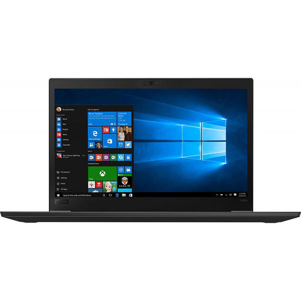Laptop Lenovo ThinkPad T480s, FHD IPS, Intel Core i7-8550U, 8 GB, 256 GB SSD, Microsoft Windows 10 Pro, Negru