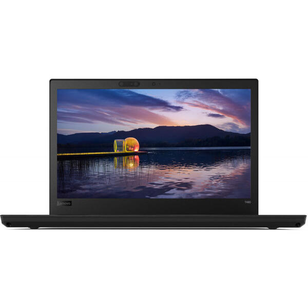 Laptop Lenovo ThinkPad T480, FHD IPS, Intel Core i7-8550U, 8 GB, 1 TB + 16 GB SSD, Microsoft Windows 10 Pro, Negru