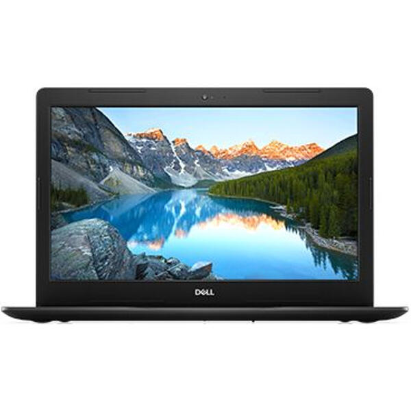 Laptop Dell Inspiron 3580 (seria 3000), FHD, Intel Core i5-8265U, 8 GB, 256 GB SSD, Linux, Negru