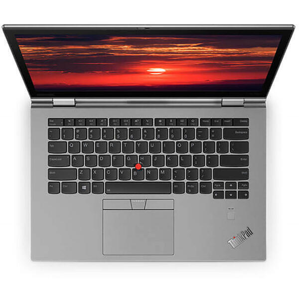 Laptop Lenovo ThinkPad X1 Yoga (3nd Gen), WQHD IPS Touch, Intel Core i5-8250U, 8 GB, 512 GB SSD, Microsoft Windows 10 Pro, Argintiu