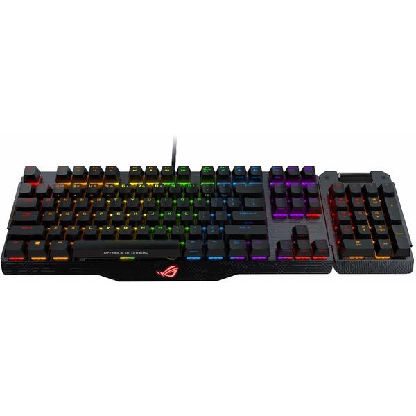 Tastatura Asus ROG Claymore Cherry MX Red, Wired, Tastatura mecanica, Negru