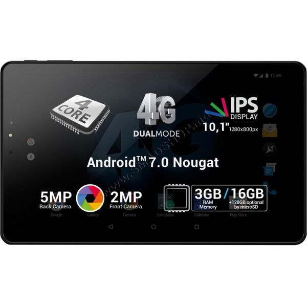Tableta Allview Viva H1002, 10.1 inch, 3 GB RAM, 16 GB, Negru