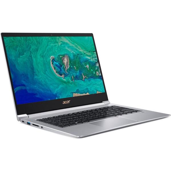 Laptop Acer Swift 3 SF314-55G, FHD IPS, Intel Core i5-8265U, 8 GB, 256 GB SSD, Linux, Argintiu