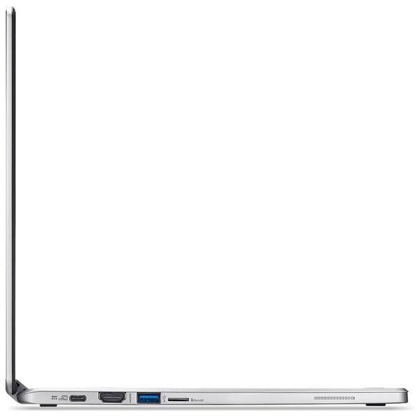 Laptop Acer Chromebook CB5-312T, FHD Touch, MTK Quad Core MT8173, 4GB, 64GB eMMC, Chrome OS, Argintiu