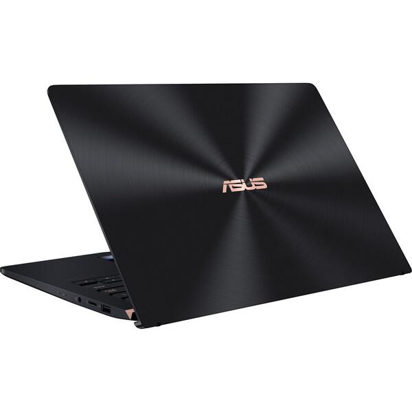 Laptop Asus ZenBook Pro 14 UX480FD, FHD, Intel Core i7-8565U, 16 GB, 512 GB SSD, Microsoft Windows 10 Pro, Negru