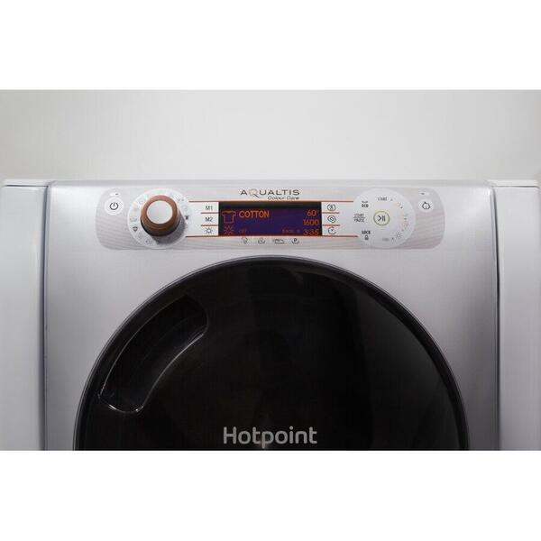Masina de spalat rufe Hotpoint AQD1171D 69ID EU/A, 11 kg, 1600 rpm, Clasa A, Display, Alb