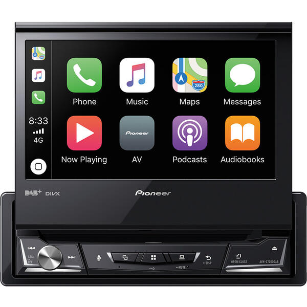 Sistem multimedia auto Pioneer AVH-Z7200DAB, 7 inch, 4 x 50 W, DAB, Bluetooth