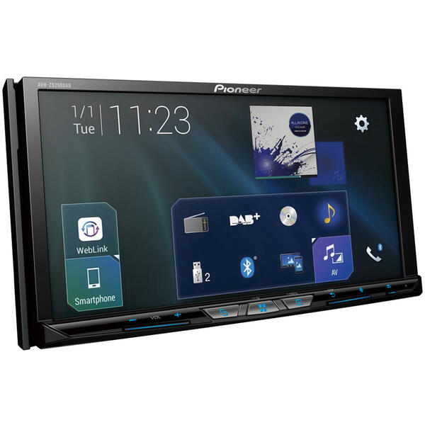 Sistem multimedia auto Pioneer AVH-Z9200DAB, 7 inch, 4 x 50 W, DAB, Bluetooth
