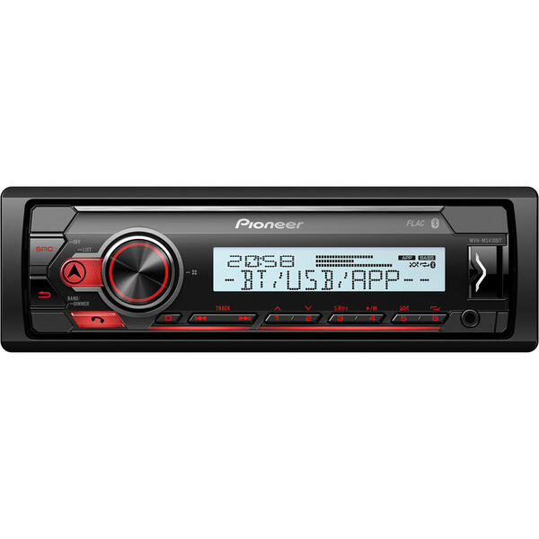 Player auto Pioneer MVH-MS410BT, 4 x 50 W, USB, AUX, Bluetooth
