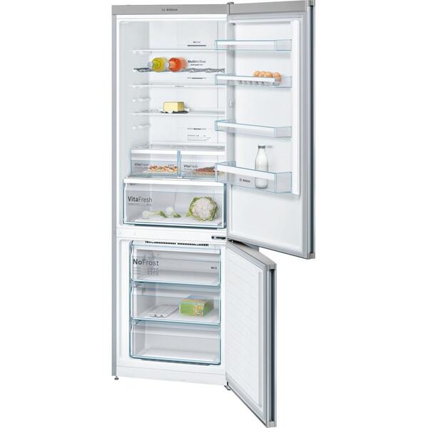 Combina frigorifica Bosch KGN49XI30, 435 l, No Frost, H 203, Clasa A++, Inox