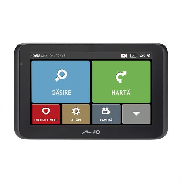 GPS Mio MiVue Drive 55 LM TMC, 5 inch, Bluetooth, TMC, Harta Europa