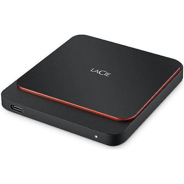 SSD LaCie Portable, 1 TB, USB 3.0 tip C, Negru