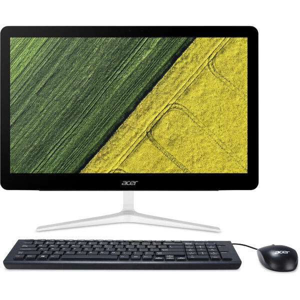 Sistem All in One Acer Aspire Z24-880, FHD, Intel Core i3-7100T, 4 GB, 128 GB SSD, Endless OS