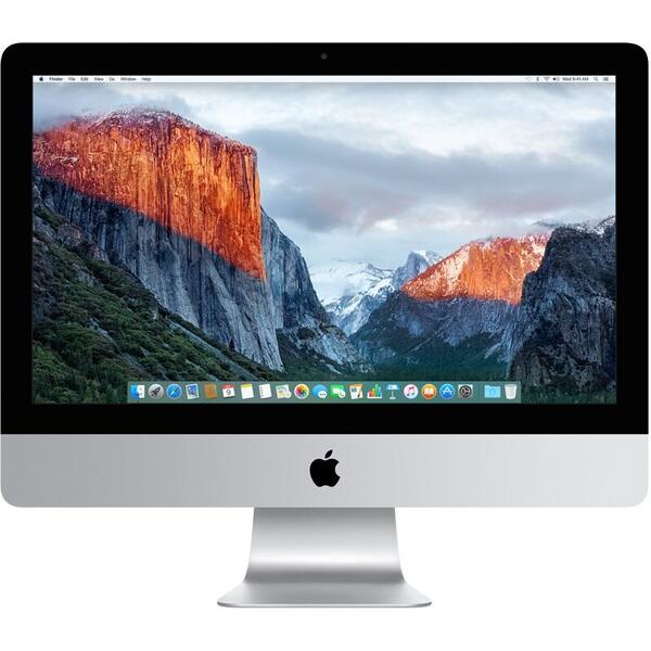 Sistem All in One Apple iMac, FHD, Intel Core i5-7360U, 8 GB, 1 TB, Mac OS X El Capitan