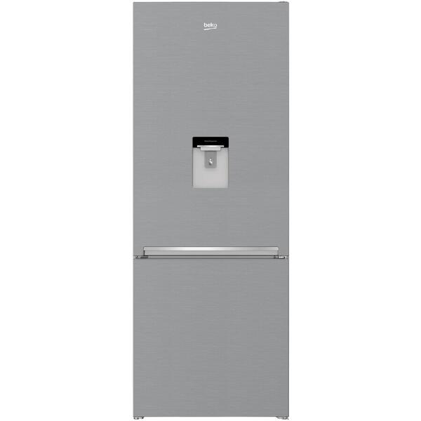Combina frigorifica Beko RCNE560I30DXB, No Frost, 497 L, H 192 cm, Clasa A++, Argintiu