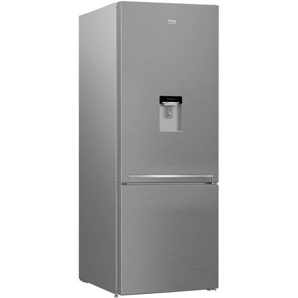 Combina frigorifica Beko RCNE560I30DXB, No Frost, 497 L, H 192 cm, Clasa A++, Argintiu