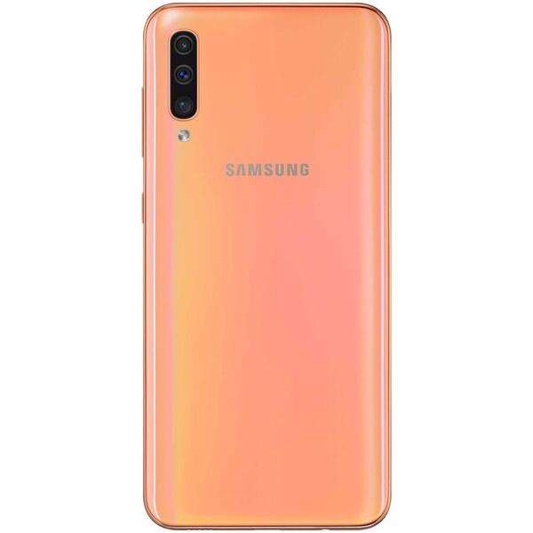 Telefon mobil Samsung Galaxy A50, Dual SIM, 128GB, 4GB RAM, 4G, Coral
