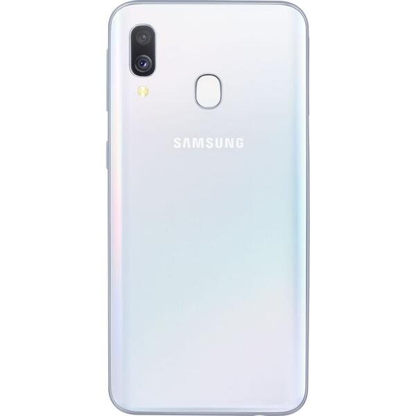 Telefon mobil Samsung Galaxy A40, Dual SIM, 64GB, 4GBRAM, 4G, Alb