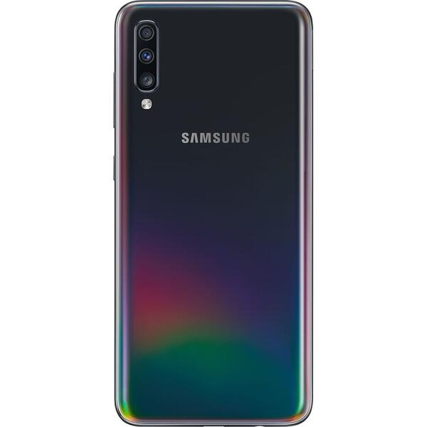 Telefon mobil Samsung Galaxy A70, Dual SIM, 128GB, 6GB RAM, 4G, Negru