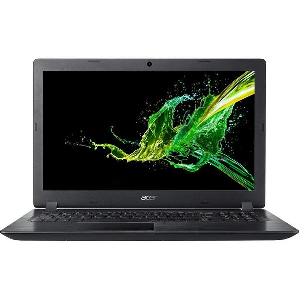Laptop Acer Aspire A315-51, FHD, Intel Core i3-7020U, 4 GB, 256 GB SSD, Linux, Negru
