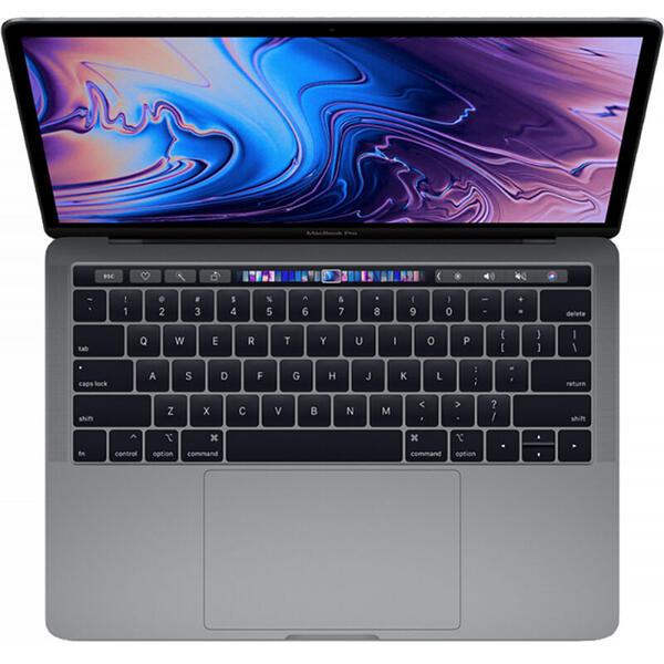Laptop Apple MacBook Pro 13 Retina with Touch Bar, Intel Core i5-8279U, 8 GB, 256 GB SSD, MacOS Mojave, Gri