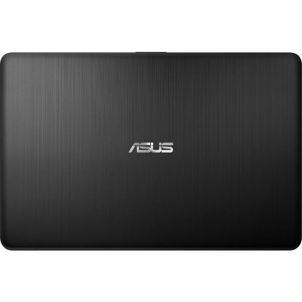 Laptop Asus VivoBook 15 X540MA, HD, Intel Celeron N4000, 4 GB, 256 GB SSD, Endless OS, Negru / Maro