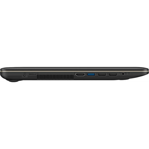 Laptop Asus VivoBook 15 X540MA, HD, Intel Celeron N4000, 4 GB, 500 GB, Microsoft Windows 10 Home, Negru / Maro