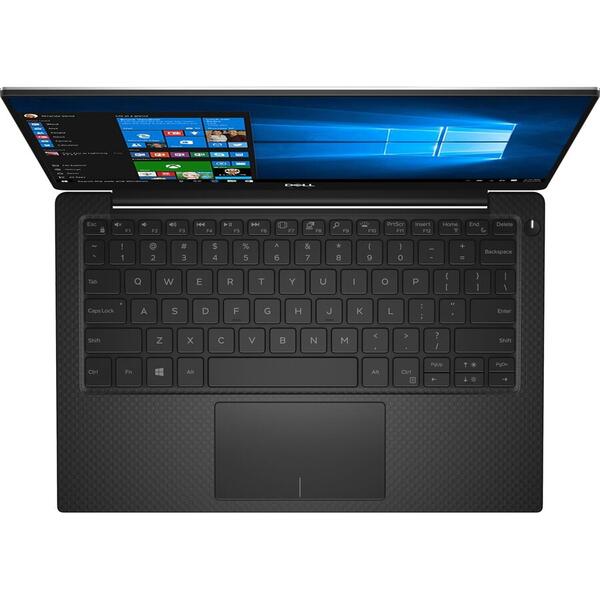 Laptop Dell XPS 13 (9370), UHD InfinityEdge Touch, Intel Core i7-8550U, 16 GB, 1 TB SSD, Microsoft Windows 10 Pro, Argintiu