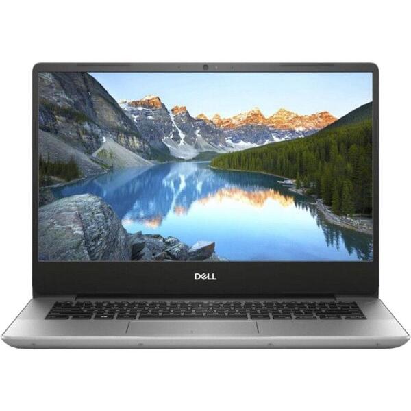 Laptop Dell Inspiron 5480, FHD, Intel Core i5-8265U, 8 GB, 256 GB SSD, Linux, Argintiu