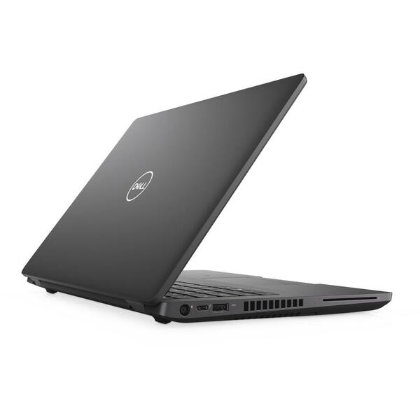 Laptop Dell Latitude 5401, FHD, Intel Core i5-9300H, 8 GB, 256 GB SSD, Linux, Negru