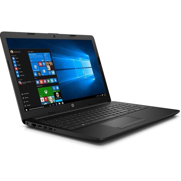 Laptop HP 15-da0068nq, FHD, Intel Core i5-8250U, 8 GB, 1 TB, Microsoft Windows 10 Home, Negru