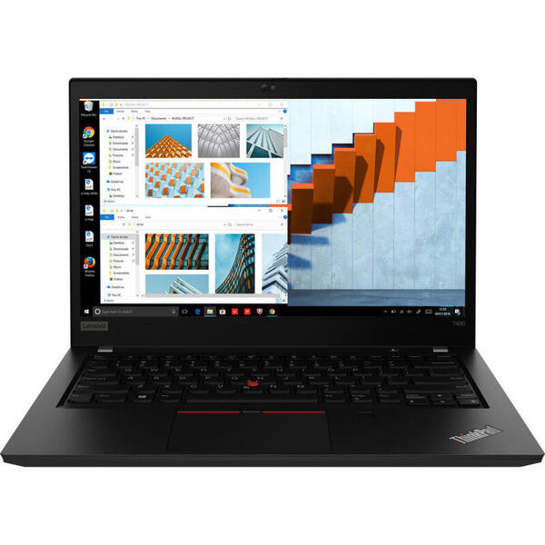 Laptop Lenovo ThinkPad T490, FHD, Intel Core i5-8265U, 8 GB, 256 GB SSD, Microsoft Windows 10 Pro, Negru