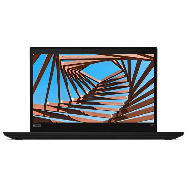 Laptop Lenovo ThinkPad X390, FHD, Intel Core i5-8265U, 8 GB, 512 GB SSD, Microsoft Windows 10 Pro, Negru