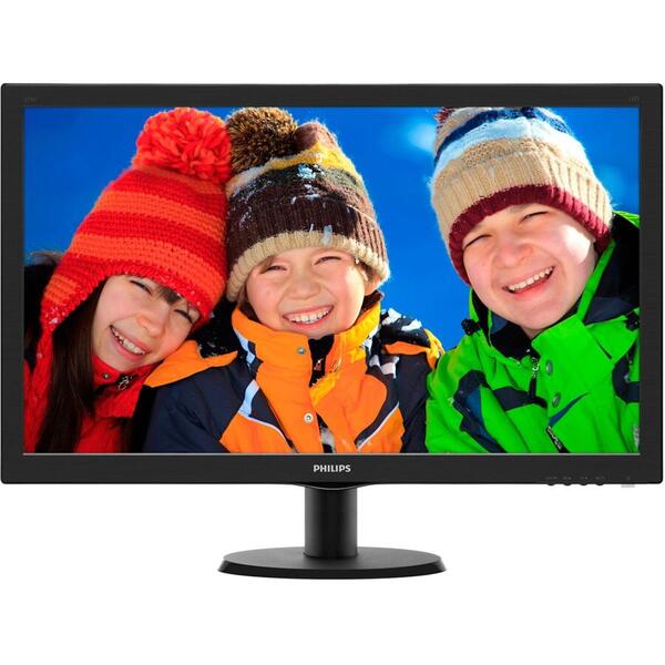 Monitor Philips 273V5LHSB/00, 27 inch, Full HD, 1 ms, Negru